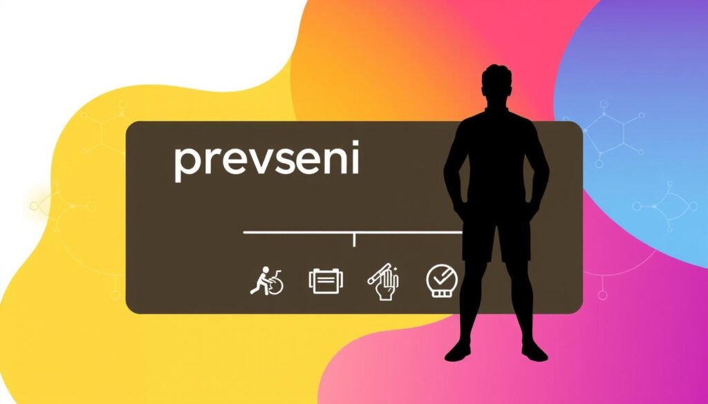 A visually engaging illustration of "prevensi diabetes" featuring a minimalist, modern design. In the foreground, a stylized human silhouette stands against a vibrant, gradient background, symbolizing the empowerment and proactive approach to diabetes prevention. The middle ground showcases a series of simple yet impactful icons representing key aspects of diabetes management, such as healthy diet, regular exercise, and routine check-ups. The background subtly incorporates symbolic motifs, like interconnected pathways and geometric shapes, conveying the interconnected nature of lifestyle choices and disease prevention. The overall composition exudes a sense of clarity, positivity, and a call to action, perfectly aligning with the "Topik Favorit dalam Webinar Kampus seputar Diabetes" section.