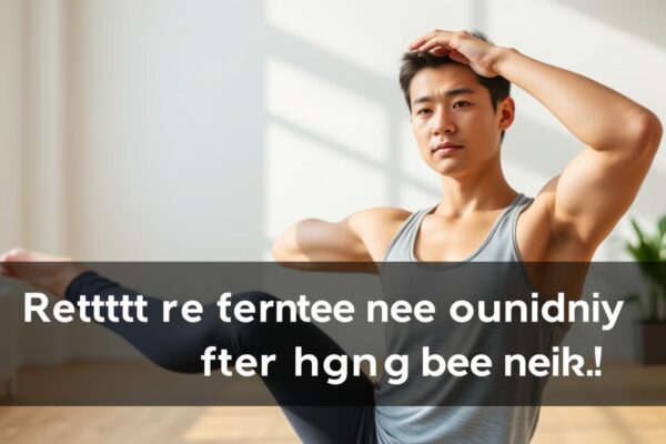 Seseorang memulai kembali rutinitas olahraga dengan semangat setelah lama berhenti, mengembalikan semangat latihan